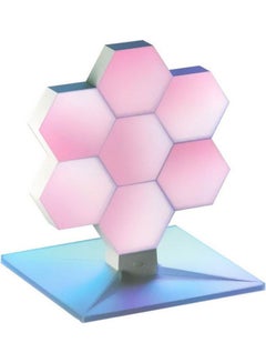 LifeSmart 7-Block Wi-Fi Smart LED Light Kit With Stand Multicolour 20x20cm 