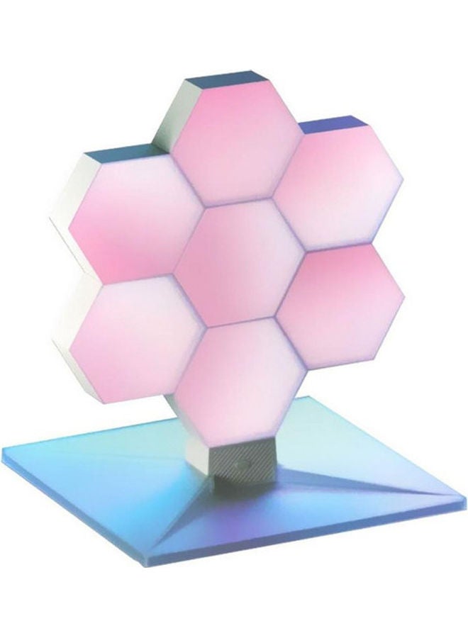 LifeSmart - 7-Block Wi-Fi Smart LED Light Kit With Stand Multicolour 20x20cm - Image 1