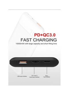 WUW 10000.0 mAh Portable Power Bank White  - Image 3