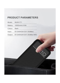 WUW 10000.0 mAh Portable Power Bank Black  - Image 5