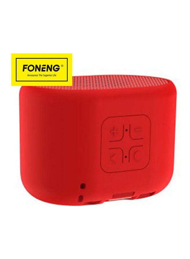 FONENG Bl10 Long Standby Mini
Bluetooth Speaker BL10 Red  - Image 1