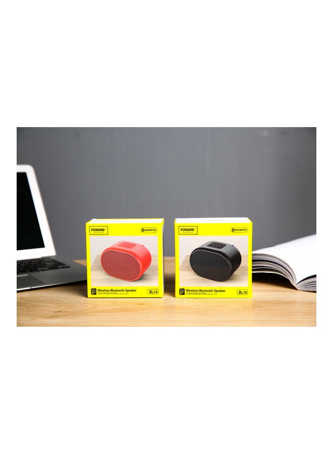 FONENG Bl10 Long Standby Mini
Bluetooth Speaker BL10 Red  - Image 4