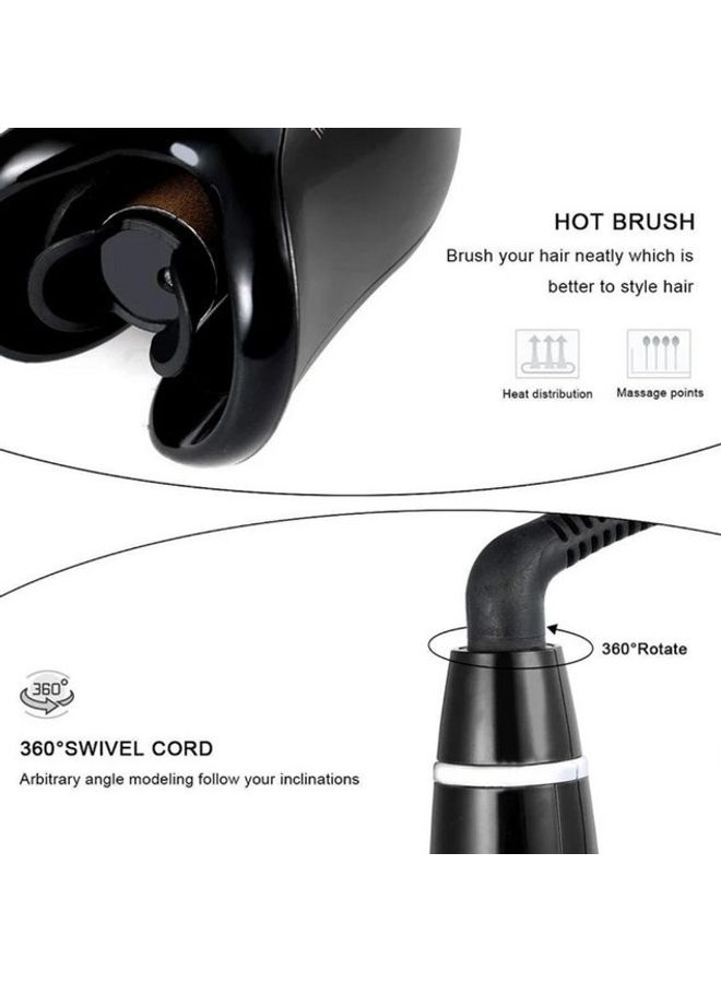 Generic Automatic Ceramic Rotating Hair Curler Black 30.5cm  - Image 3
