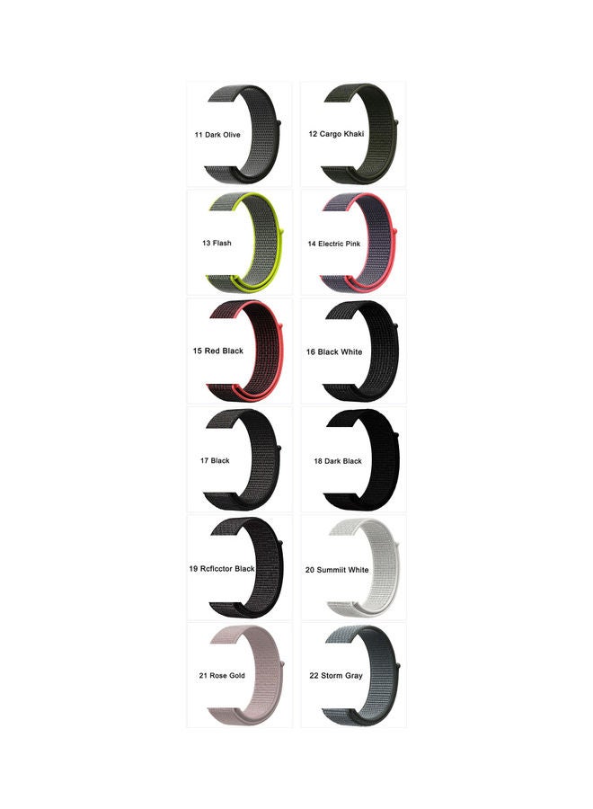 Generic - Nylon Sport Replacement Band For Apple Watch All Series Dark Green - Image 1