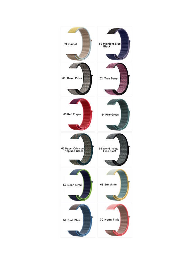 Generic - Nylon Sport Replacement Band For Apple Watch All Series Beige - Image 1