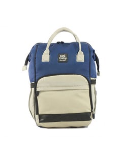 Uni baby Diaper Bag Biege/Dark Blue  - Image 1