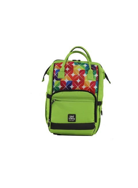 Diaper Bag Green Patterned