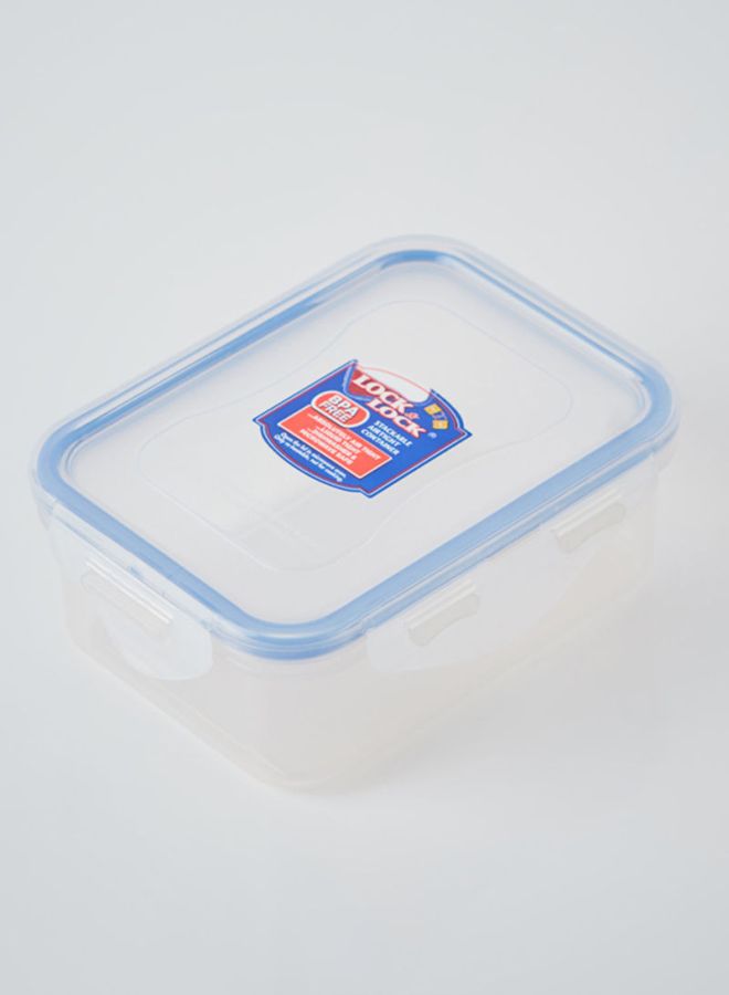 LocknLock Rectangular Food Container Clear/Blue 350mm - Image 3