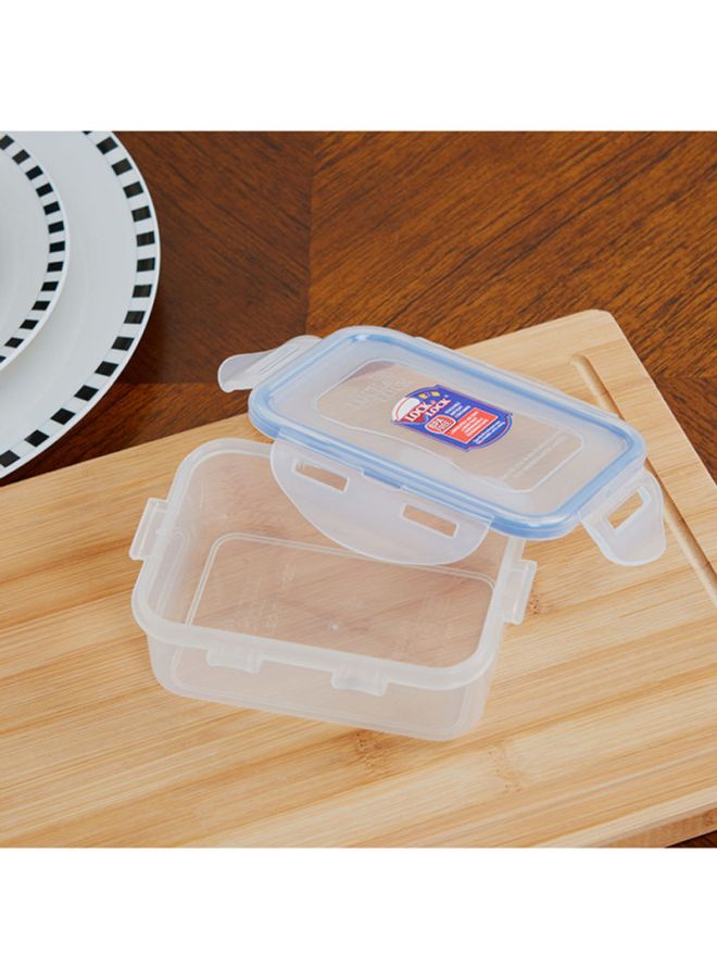 LocknLock Rectangular Food Container Clear/Blue 350mm - Image 4