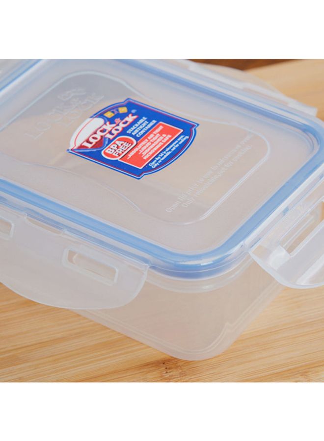 LocknLock Rectangular Food Container Clear/Blue 350mm - Image 5