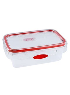 DELCASA Smart Unlock Storage Container Clear/Red 700ml  - Image 2
