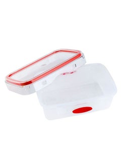 DELCASA Smart Unlock Storage Container Clear/Red 700ml  - Image 3