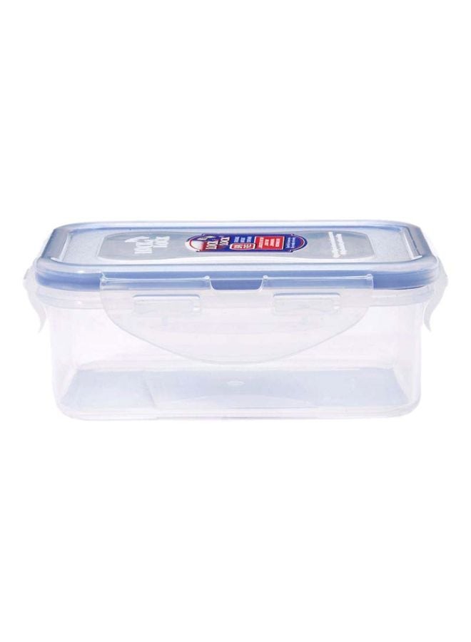 LocknLock Rectangular Food Container Clear/Blue 350mm - Image 1