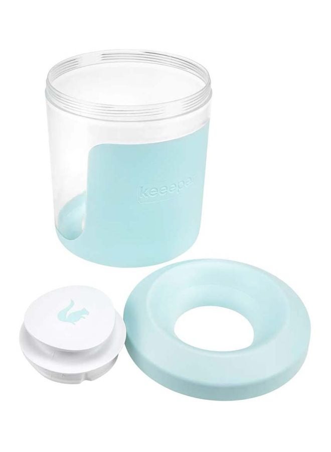 keeeper Antonio Cereal Jar Clear/Aqua 13.5x13.5x18cm - Image 4