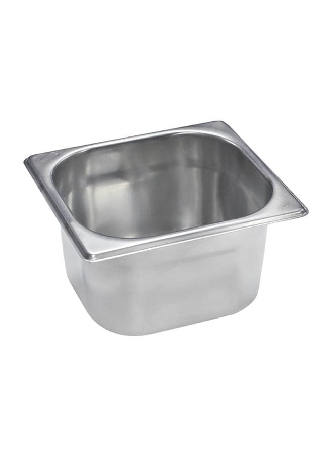 RAJ Stainless Steel Gastronorm Pan Silver 17.6x16.2x10cm  - Image 2