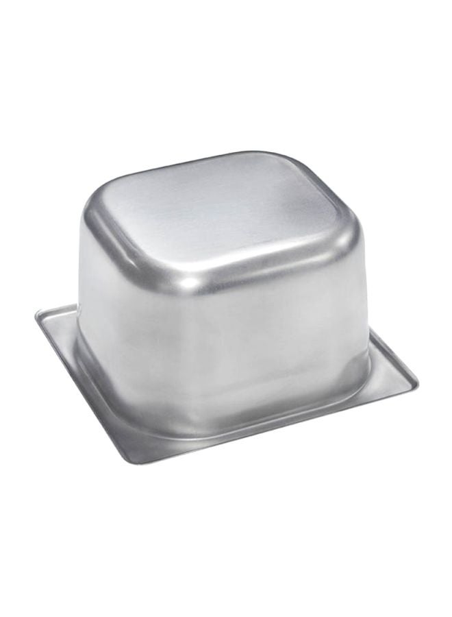 RAJ Stainless Steel Gastronorm Pan Silver 17.6x16.2x10cm  - Image 3
