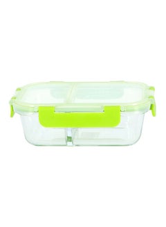 Royalford BRS Rectangular Container With 2 Compartment Assorted 16.9x12.3x5.1cm  - Image 3