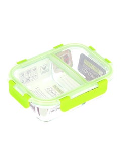 Royalford BRS Rectangular Container With 2 Compartment Assorted 16.9x12.3x5.1cm  - Image 4