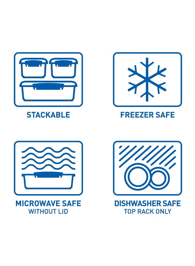 سيستيما علبة حفظ الطعام شفاف 2لترات - Image 3