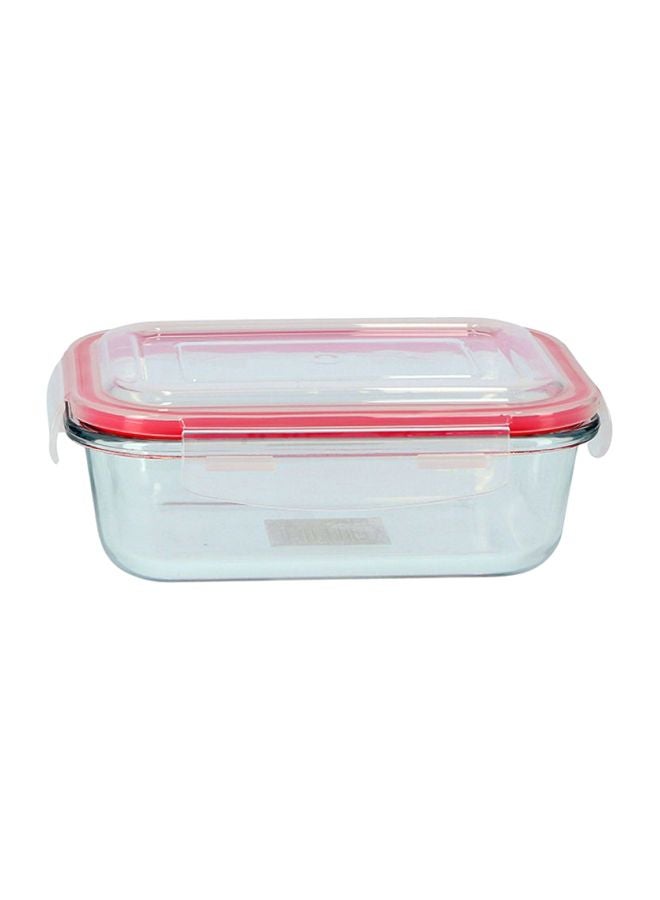 DELCASA Glass Air Tight Container Clear 600ml  - Image 3