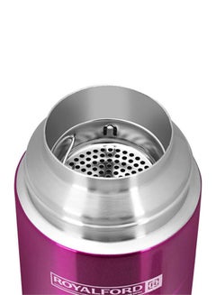 Royalford Vacuum Bottle Double Wall Stainless Steel 320Ml Pink Multicolor Multicolour 7.5x7.5x21cm  - Image 3