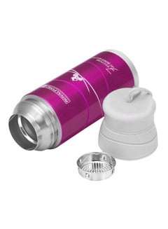 Royalford Vacuum Bottle Double Wall Stainless Steel 320Ml Pink Multicolor Multicolour 7.5x7.5x21cm  - Image 4