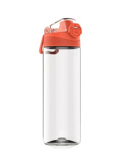 Xiaomi Tritan Portable Safety Lock Non Toxic Leakproof Water Bottle Clear/Orange  - Image 1