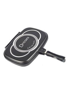 DESSINI Double Side Granite Grill Pan Black 40cm  - Image 1
