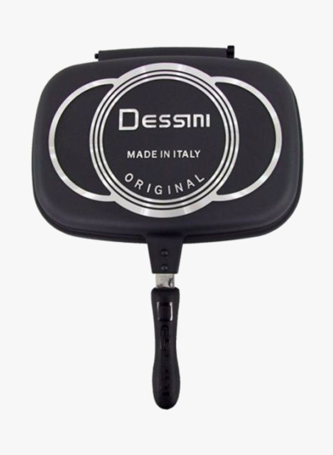 DESSINI Double Sided Grill Pan Black 36cm  - Image 2