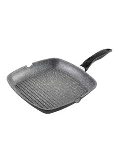 ALBERTO Non Stick Grill Pan Marble Grey 28x4.5x28centimeter 