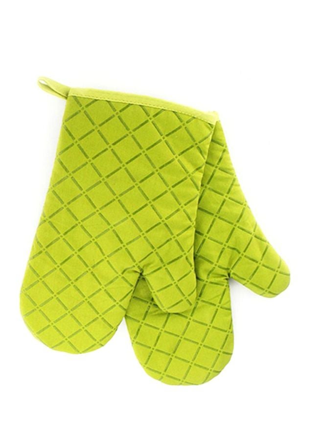 Sharpdo Anti Steam Oven Glove Green 18x28cm  - Image 3