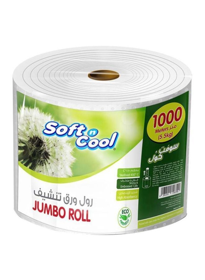 Hotpack Soft Cool Jumbo Maxi Roll White 1000meter 