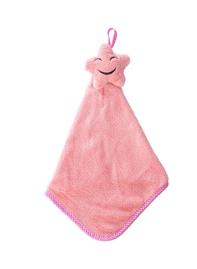 Cartoon Star Design Hand Towel Pink - v1615380183/N33885652A_1