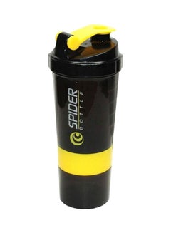 SPIDER Logo Print Sport Drink Bottle With Protein Shaker  - Image 1