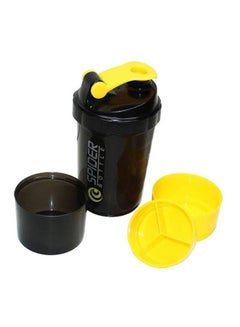 SPIDER Logo Print Sport Drink Bottle With Protein Shaker  - Image 2