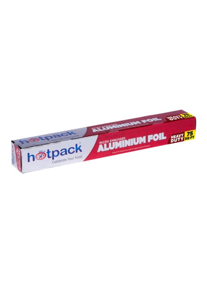 Hotpack Embossed Aluminium Foil Silver 30cm 