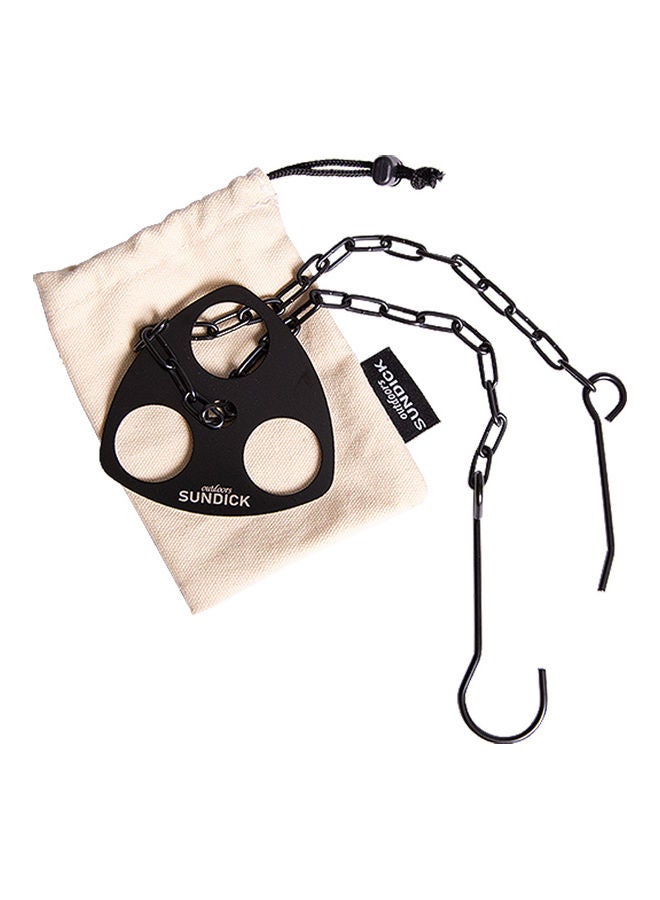 صنديك علاقة ثتبيت لأوعية الشواء أسود 85مم - Image 1