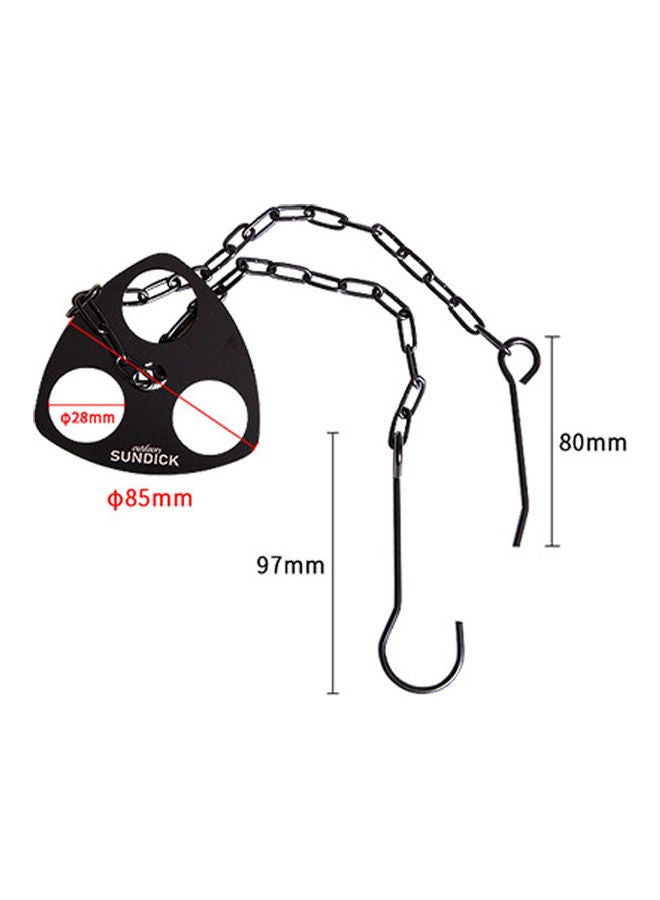 صنديك علاقة ثتبيت لأوعية الشواء أسود 85مم - Image 2