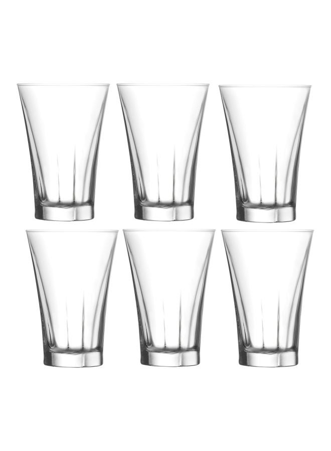 LAV 6-Piece Truva Glass Set Clear - Image 1