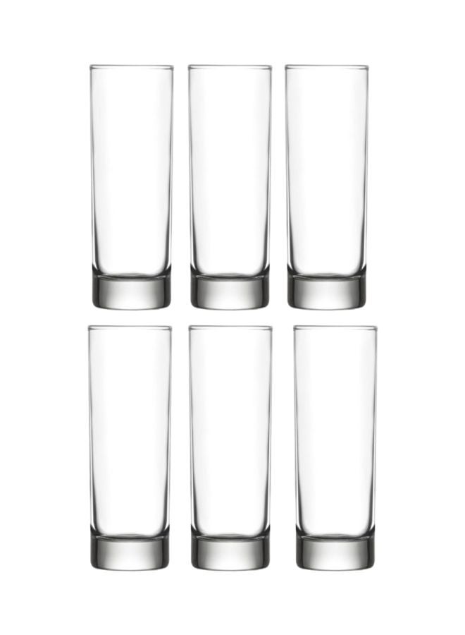 LAV 6-Piece Ada Long Drink Glass Set Clear 315ml  - Image 1