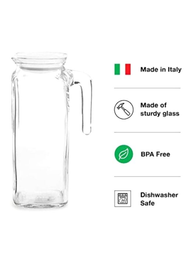 Bormioli Rocco Glass Jug With Lid Clear  - Image 4
