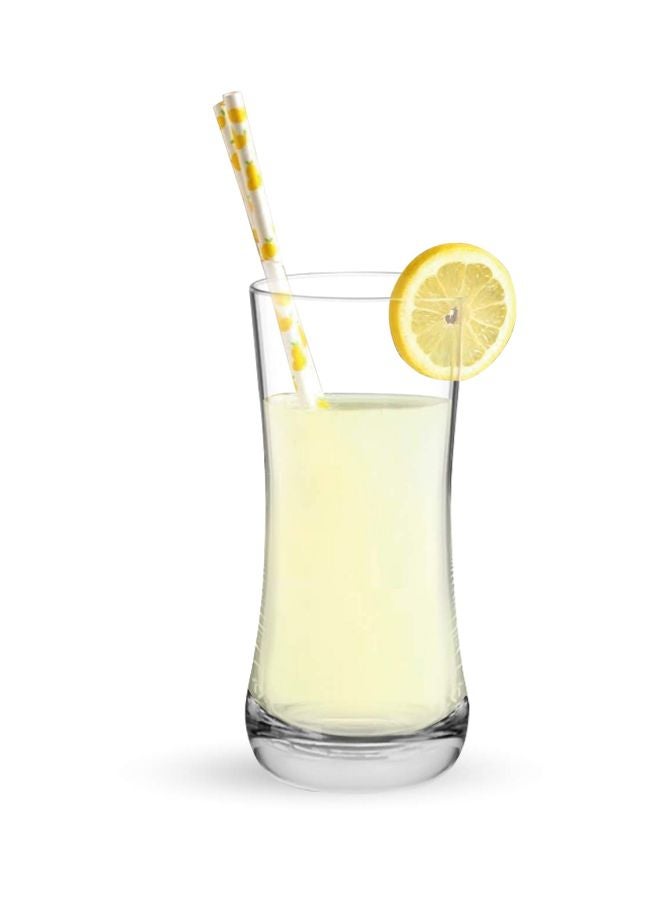 Ocean Aloha Glass Set of 6, Clear, 360 Ml, B01712, Paradise Polynesian Aloha Tumbler for Juice and Water Clear - Image 3