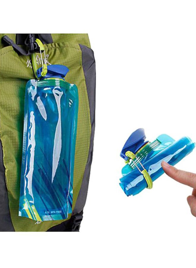 Beauenty Reusable Sports Travel Portable Water Bottle Blue 22.6 x 10.7cm - Image 2