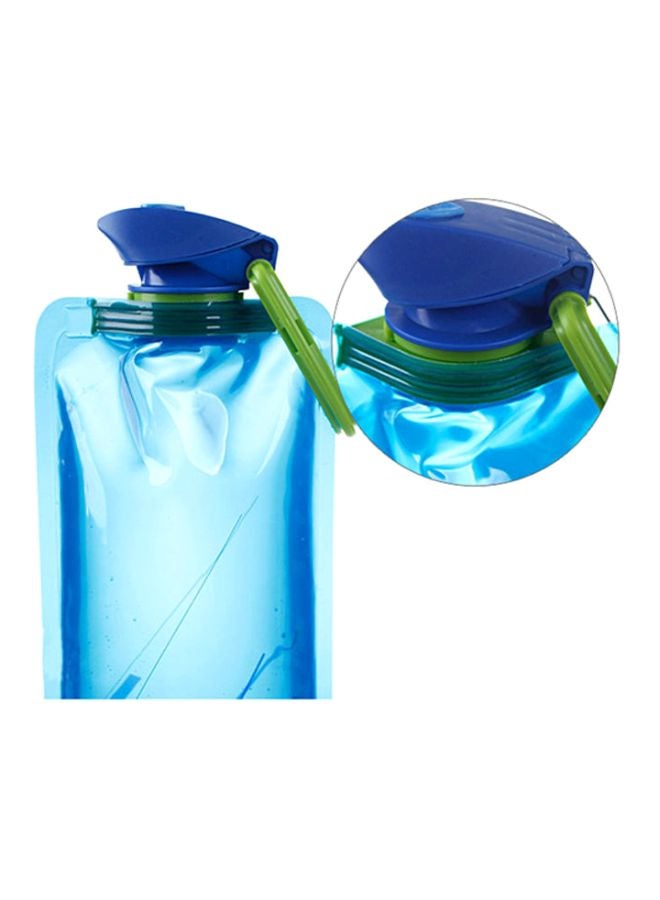 Beauenty Reusable Sports Travel Portable Water Bottle Blue 22.6 x 10.7cm - Image 3