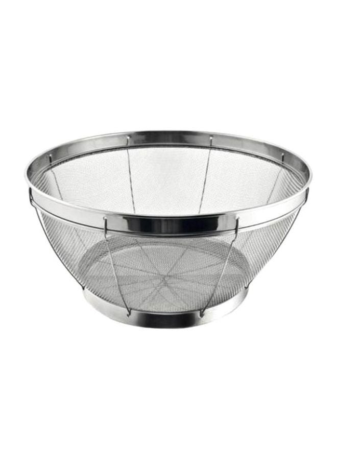 tescoma Metal Draining Basket Silver 20cm - Image 1