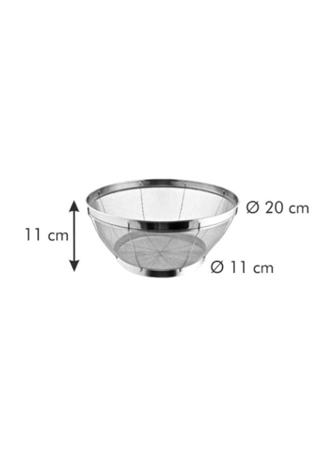 tescoma Metal Draining Basket Silver 20cm - Image 4