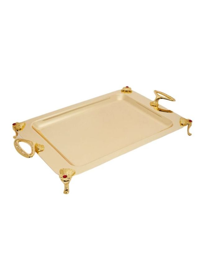 REGENT Royal Rectangle Tray Gold 54x31x6cm - Image 1