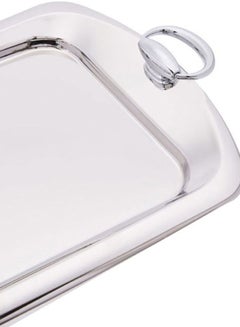 REGENT Lux Rectangle Shaped Tray Silver 51x28cm  - Image 3