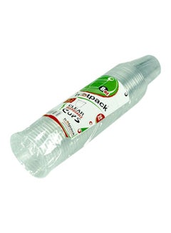 Hotpack 40-Pieces Disposable Crystal Cup Crystal Clear  - Image 2