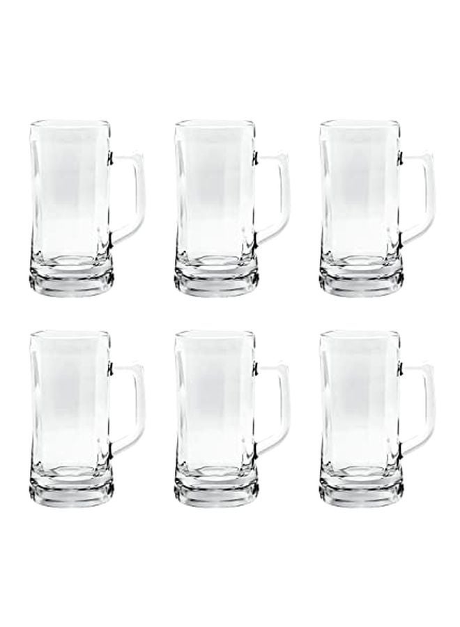 Ocean Pack Of 6 Munich Beer Mug Clear - Image 1